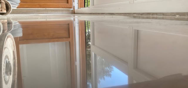 Cristallisation de sol en marbre