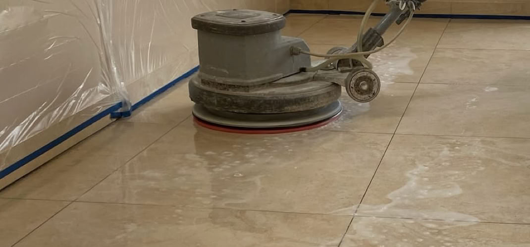 Rénovation de carrelage en grès cérame