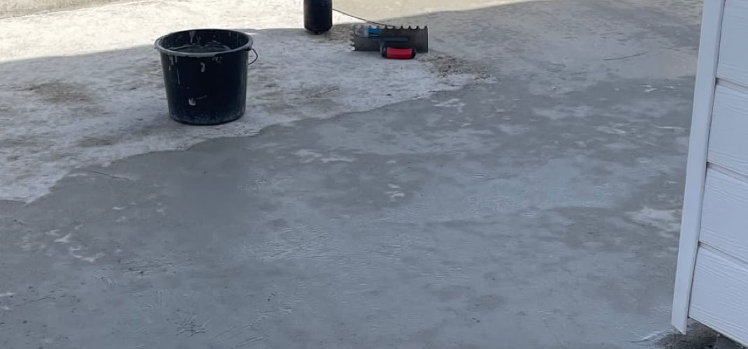 Rénovation de terrasse en béton