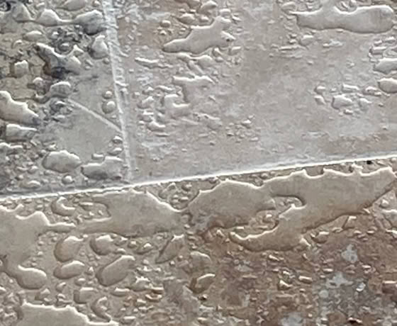 Image montrant le résultat final d'une rénovation avec traitement sur un sol en carreaux ciment.