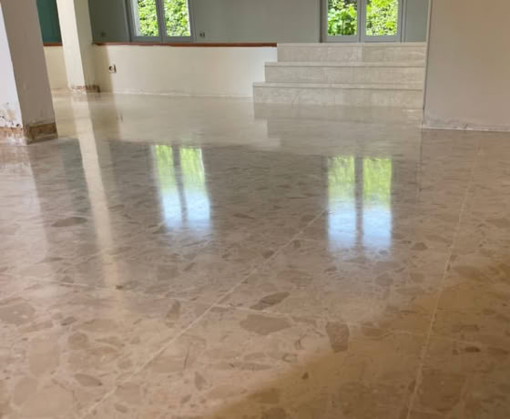 Création d’un paillasson en Terrazzo
