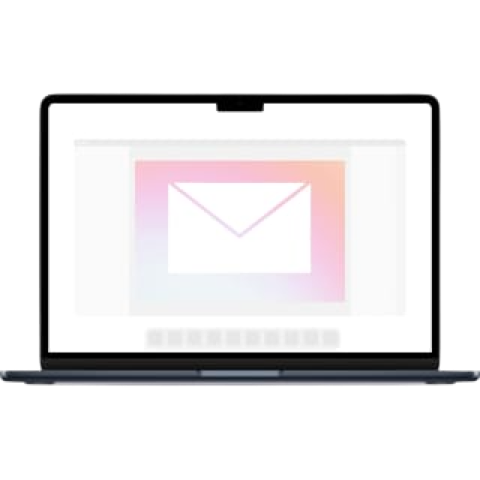 Image d'un ordinateur pour illustrer la facilité de communication pour obtenir des informations par mail sur la restauration et l'entretien de vos sols en pierre.