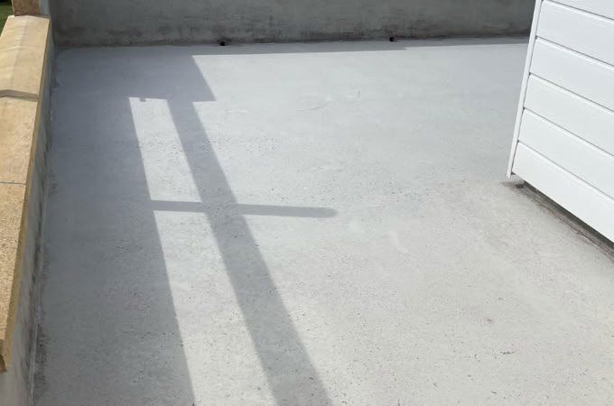 Rénovation de terrasse en béton