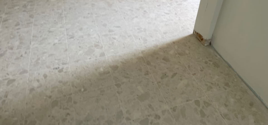 Rénovation de Terrazzo Botticino résine