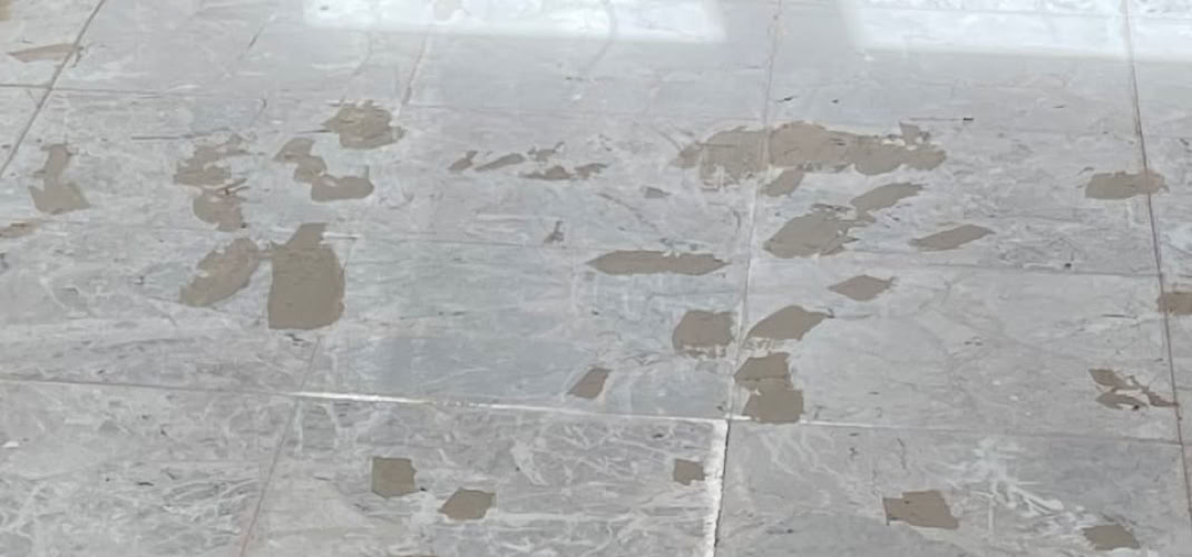 Rénovation de Terrazzo Breccia résine