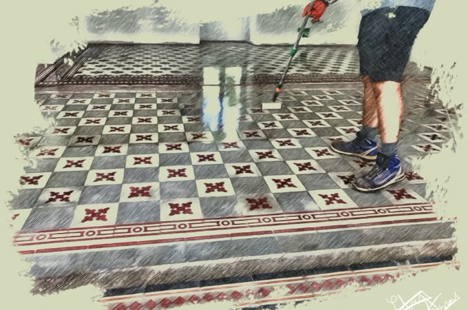 Comment nettoyer une terrasse en pierre