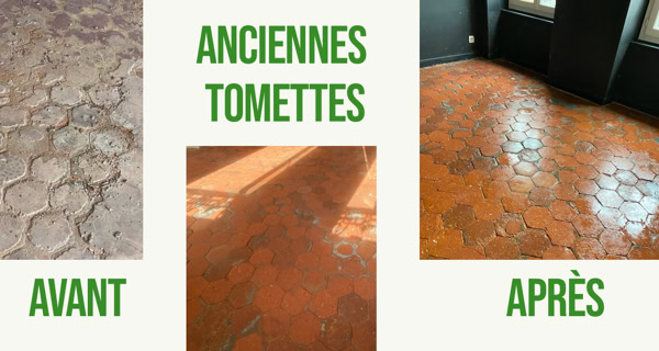 Quel le prix des tomettes anciennes au m2 ?