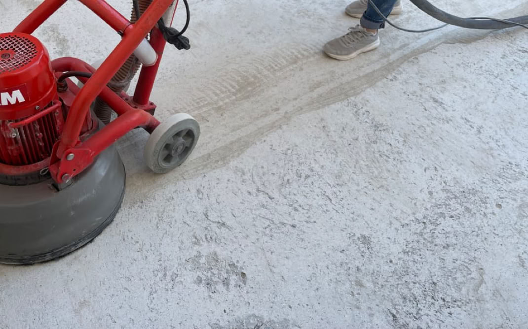 Rénovation de terrasse en béton