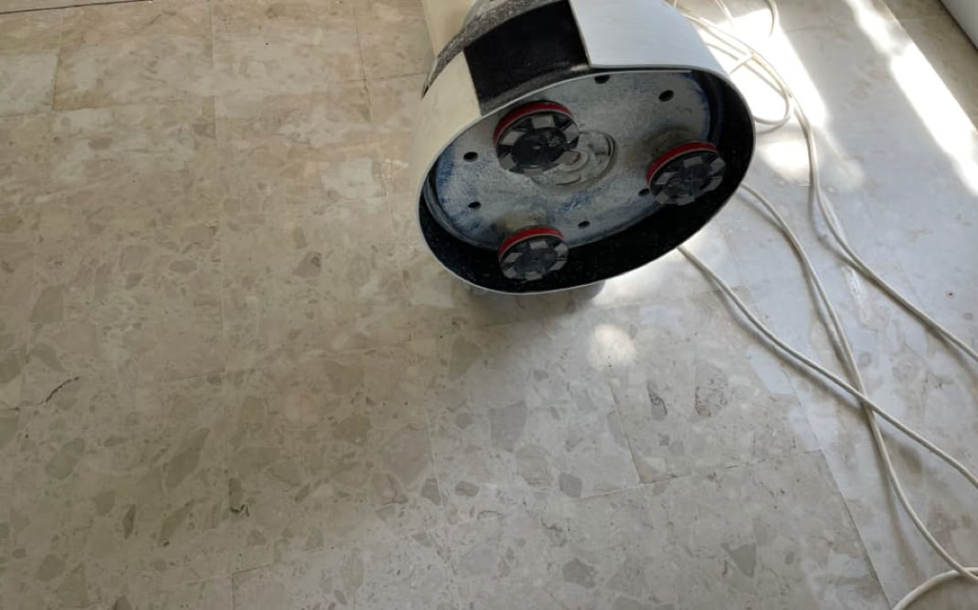 Rénovation de Terrazzo Botticino résine