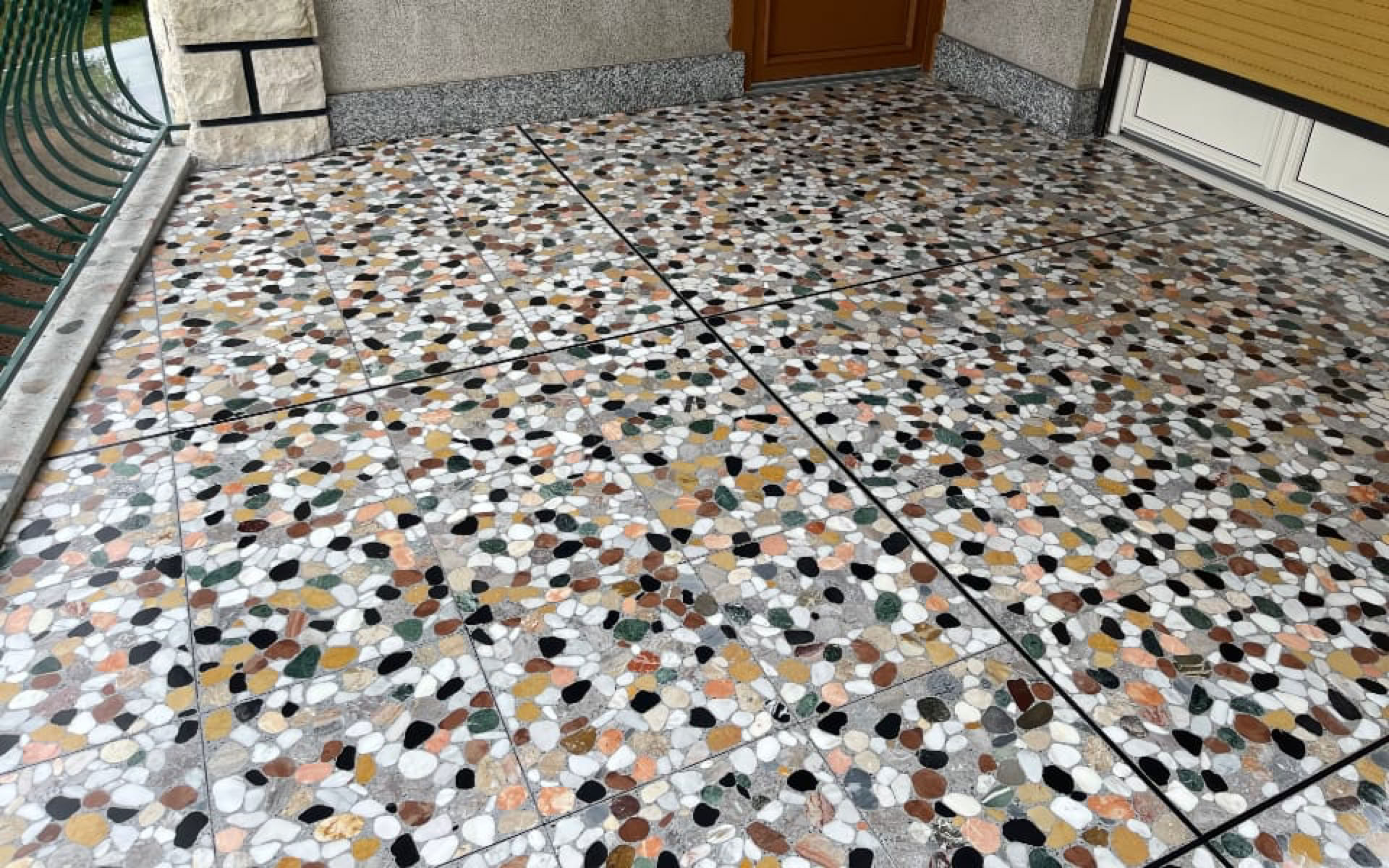 Rénovation de Terrazzo galet de marbre