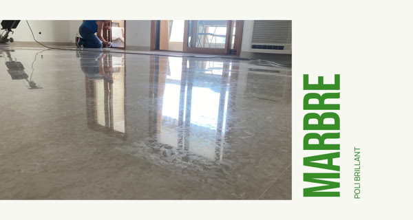 Cristallisation de sol en marbre