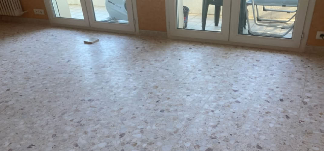 Rénovation de Terrazzo résine année 60