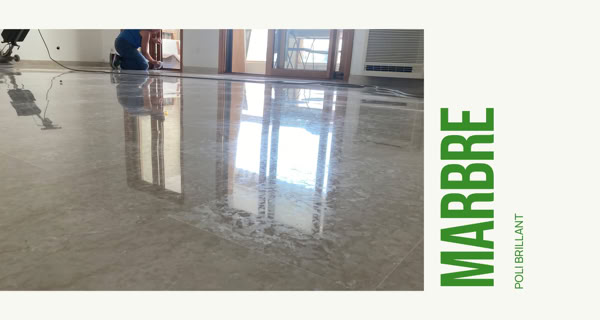 Cristallisation de sol en marbre