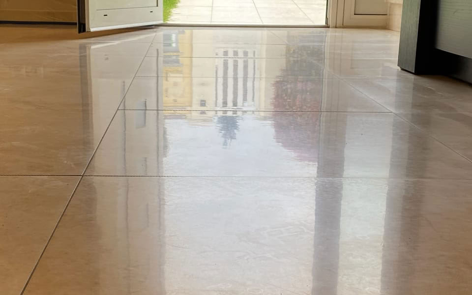 Rénovation de carrelage en grès cérame