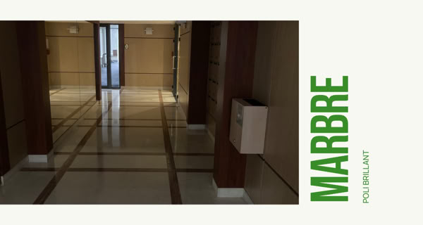 Cristallisation de sol en marbre